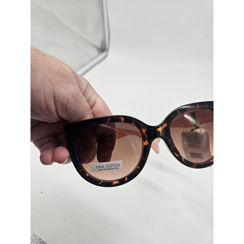 Max Edition Tortoiseshell And Pink Frame Sunglasses NWT - Picture 4 of 4